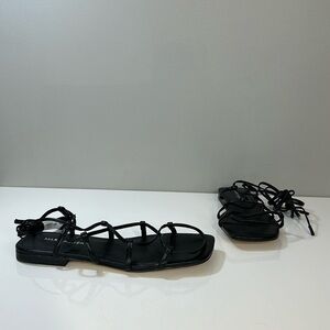 Marc Fisher Calivia Black Sandals Size 7